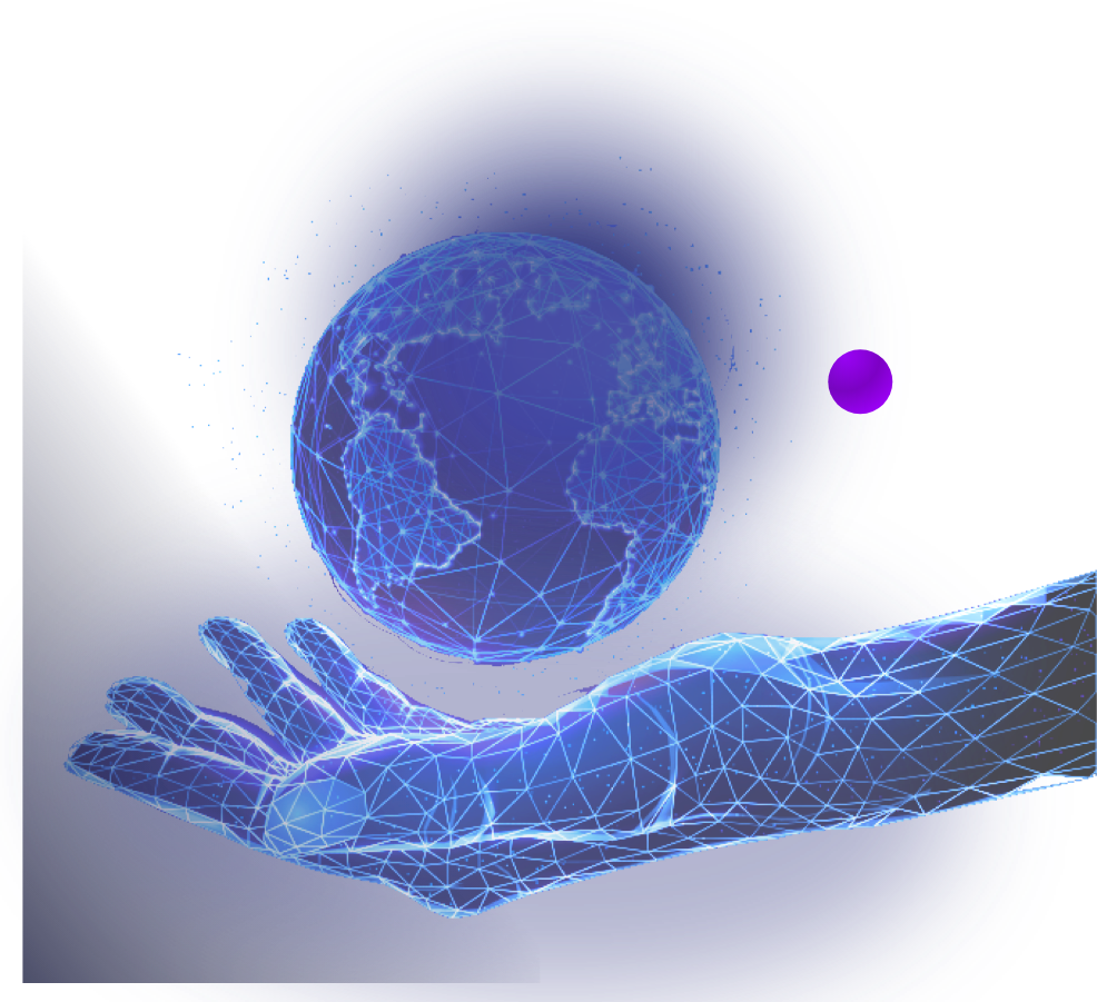 Argenteus holographic globe
